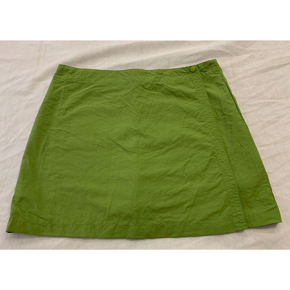 COLUMBIA WRAP NYLON WOMENS SKIRT SKORT WITH BUILT SHORTS SIZE 12